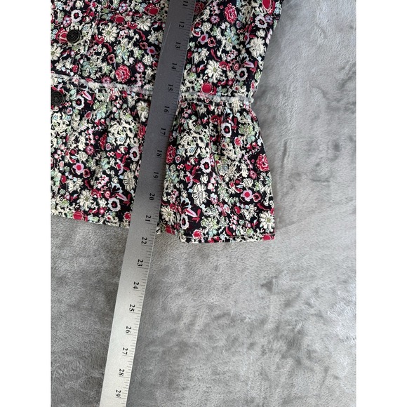 Cinq a Sept  Women's Lizzie Peplum Multicolor Floral Party Print Jacket Sz 6 - Picture 6 of 8